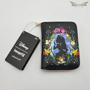 Loungefly Disney Alice In Wonderland Cameo Mini Zipper Wallet New